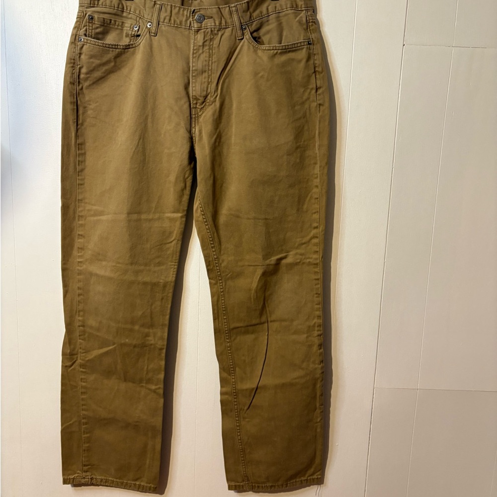 Men’s Brown Levi’s 514 Straight Fit Casual Pants